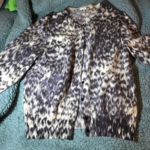 JCREW patterned cardigan