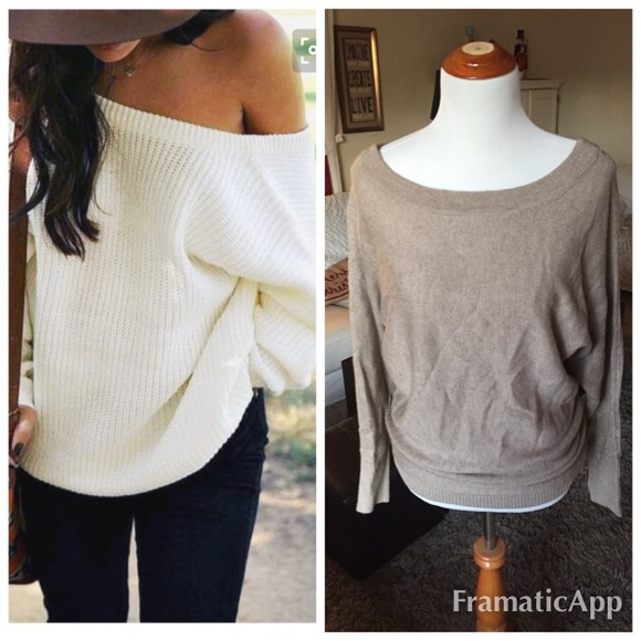 Off The Shoulder Sweater