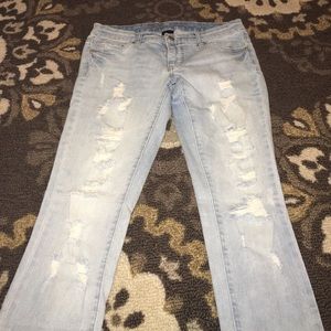 Ripped Mossimo skinny jeans