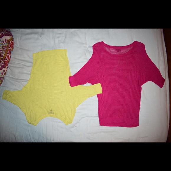 Two Cable Knit Sweaters