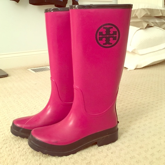 Tory burch rain boots