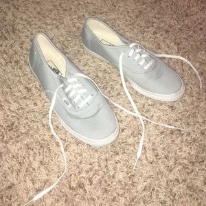 Gray Authentic Lo Pro Vans