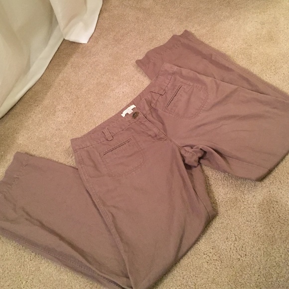 Cotton/Linen Marisa Fit Pants from LOFT