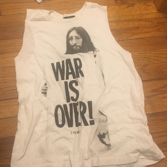 John Lennon "war is dead" tank