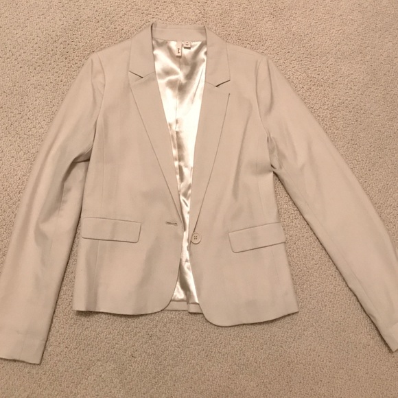Cream blazer
