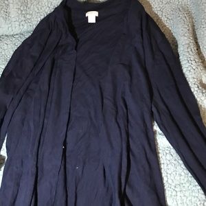 JCREW navy cardigan