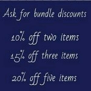 Fill your bag to the brim & get a Bundle Discount