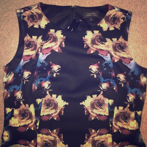 Tahari floral dress.