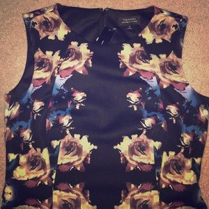 Tahari floral dress.