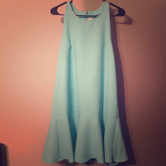 Teal racerback sun dress