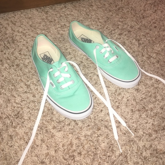 Turquoise Authentic Vans