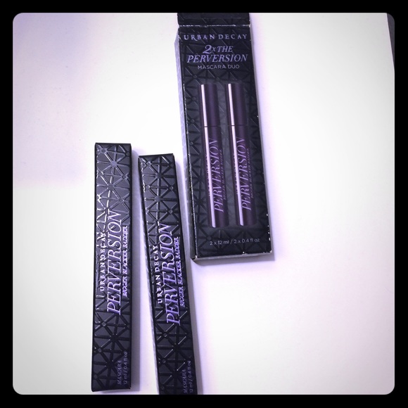 Urban decay new 2x box of perversion mascara