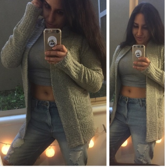 LAST 1! Distressed Popcorn Sweater - Picture 2 of 4