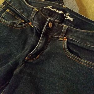 AE Dark Denim Cropped Jeans