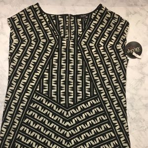 ❤️NWT Black and Cream Slip Dress