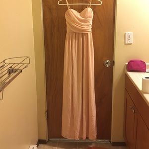 Baby pink formal dress
