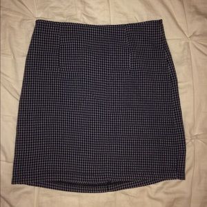 Brandy Melville Mini Skirt. BLUE/WHITE.