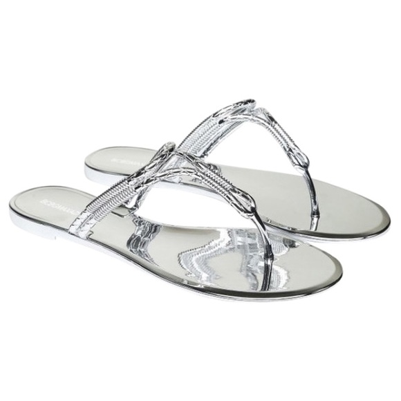 *SOLD* BCBGMaxazria Feld Chrome Sandal