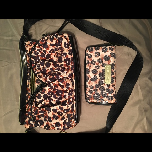 Betsy Johnson Crossbody and Wallet set