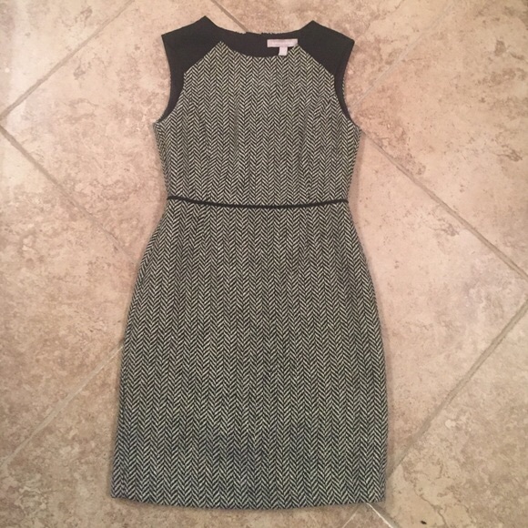 Banana Republic herringbone wool dress