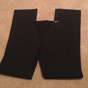 Black dress pants.