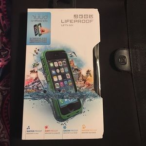 Lime green Lifeproof nuud for iPhone 5/5s