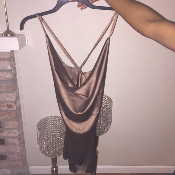 Silk mini dress - Picture 3 of 4