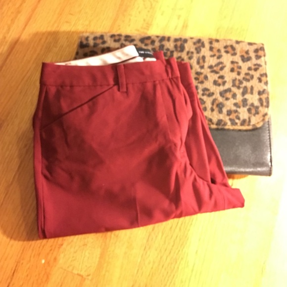 The Limited brick colored pants- straight leg - Picture 1 of 3