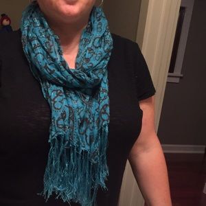 68x16" Mickey Mouse Blue Scarf