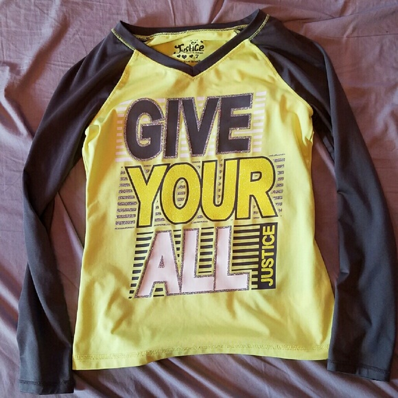 Justice Athletic Shirt