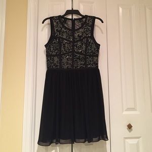 black cocktail dress