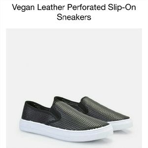 NEW Leather Slip ons