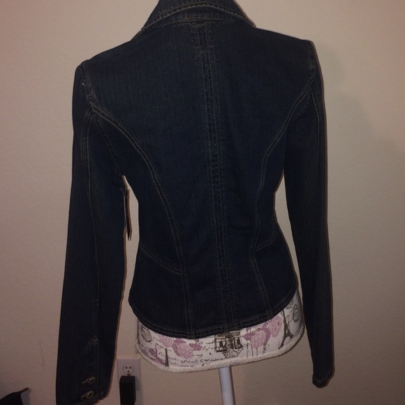 Jean jacket jewel buttons - Picture 3 of 4