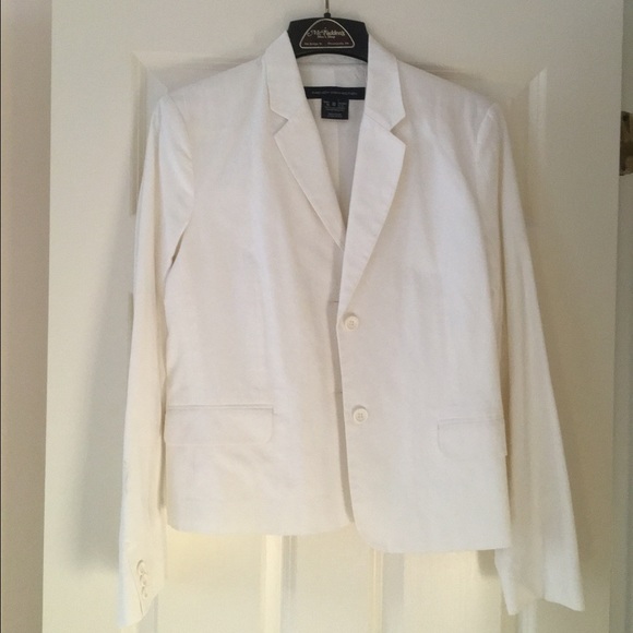 Women's White French Connection Blazer - image 1