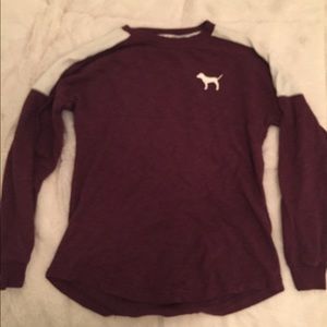 VS PINK Maroon Crew