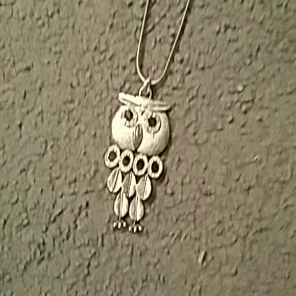 Gorgeous owl pendant necklace never worn