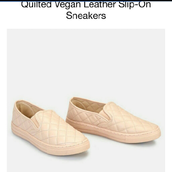 NEW Leather Slip on sneakers