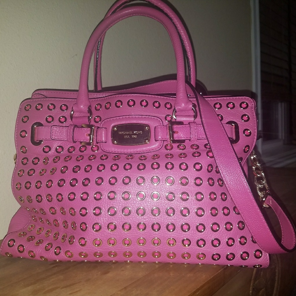 Michael kors pink grommet hamilton