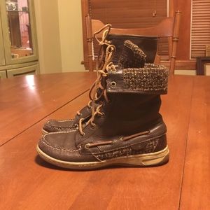 Cute sperry boots leather