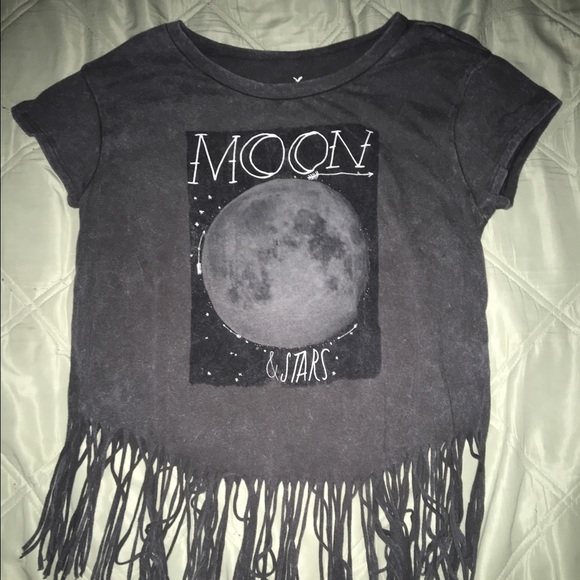 Moon & Stars fringe t-shirt
