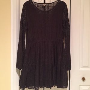 grace lace dress with sheer details