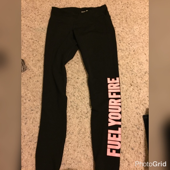 Black workout tight