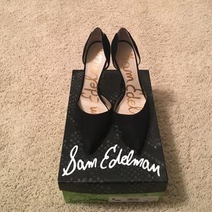 Sam Edelman Delilah Black Suede Pumps