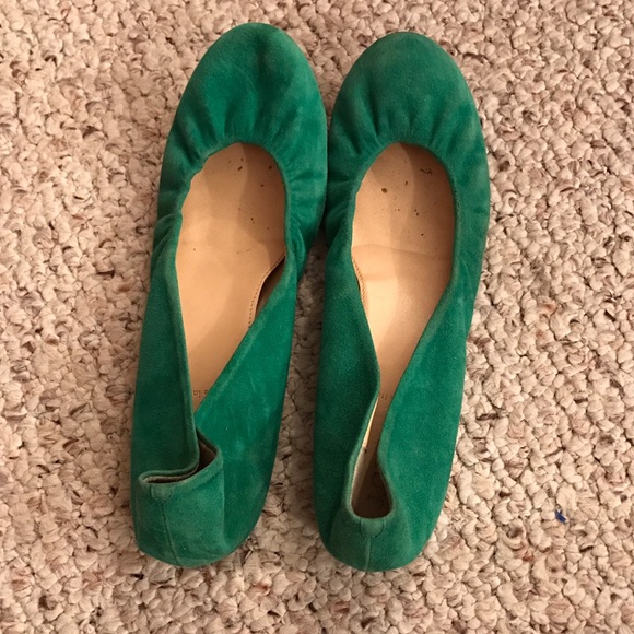 J. Crew Shoes - J. Crew Cece Ballet Flat in Emerald