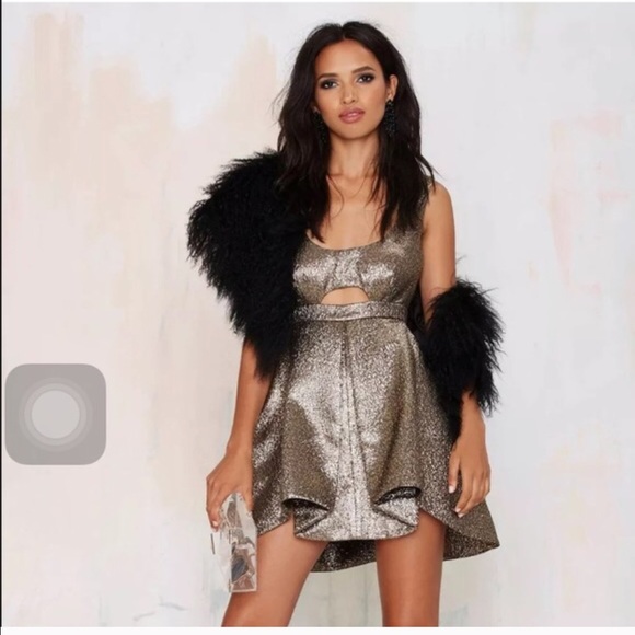 Nasty gal Claim to Fame Jacquard Dress