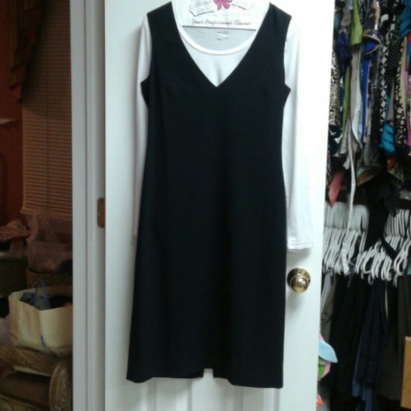 Black DKNY sheath dress