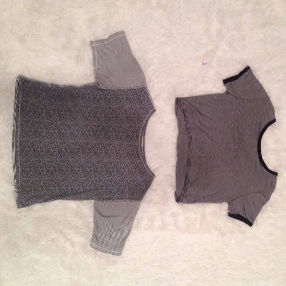 Gap and Striped Ringer Tees