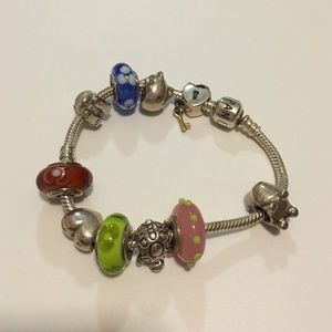 Pandora Bracelet and Charms