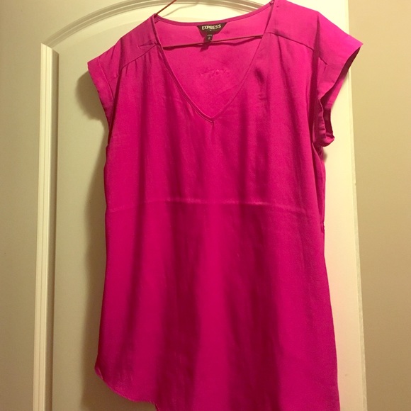 NWOT Express Silky Short sleeve top