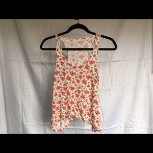 Floral racerback tank top!
